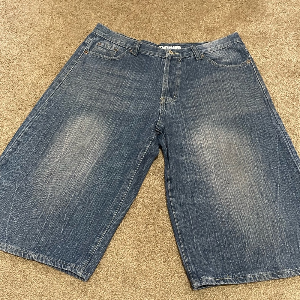 DOPE VINTAGE LEVI’S 501 BUTTON FLY BAGGY LOOSE JEAN SHORTS 90s RAP STYLE 36/38 W